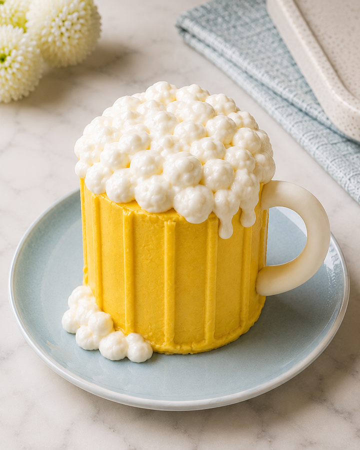 Beer Shaped Mini Cake