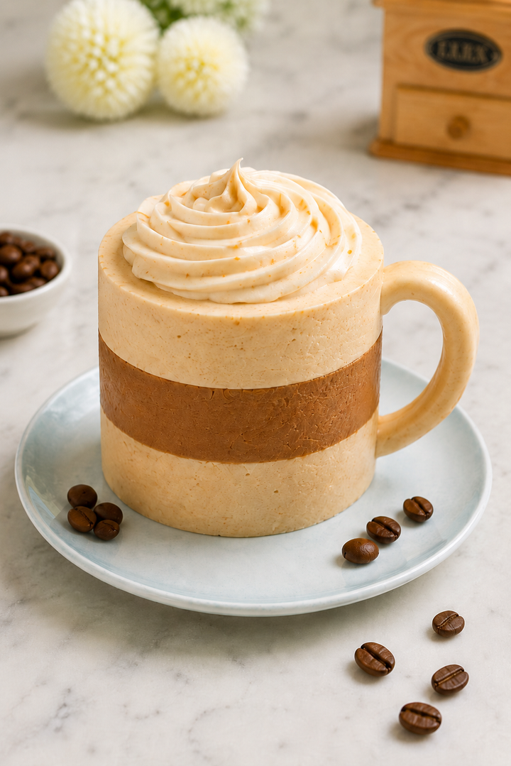 Coffee Shaped Mini Cake