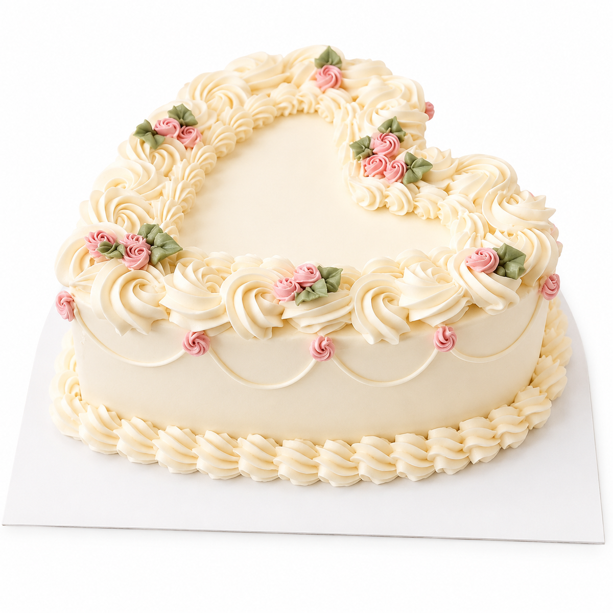 Heart Vintage Design Cake