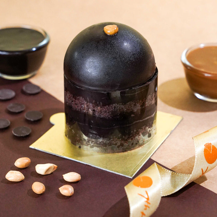 Peanut Caramel Mini Burst Cake