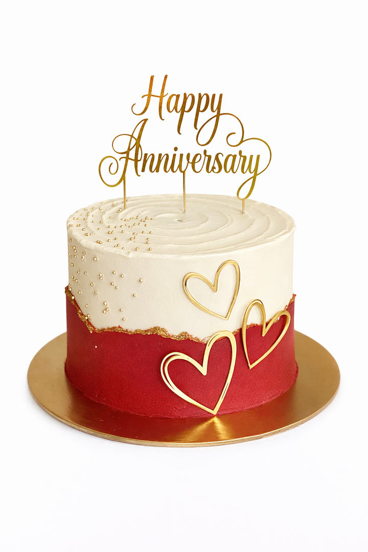 Fault Line Anniversary Cake