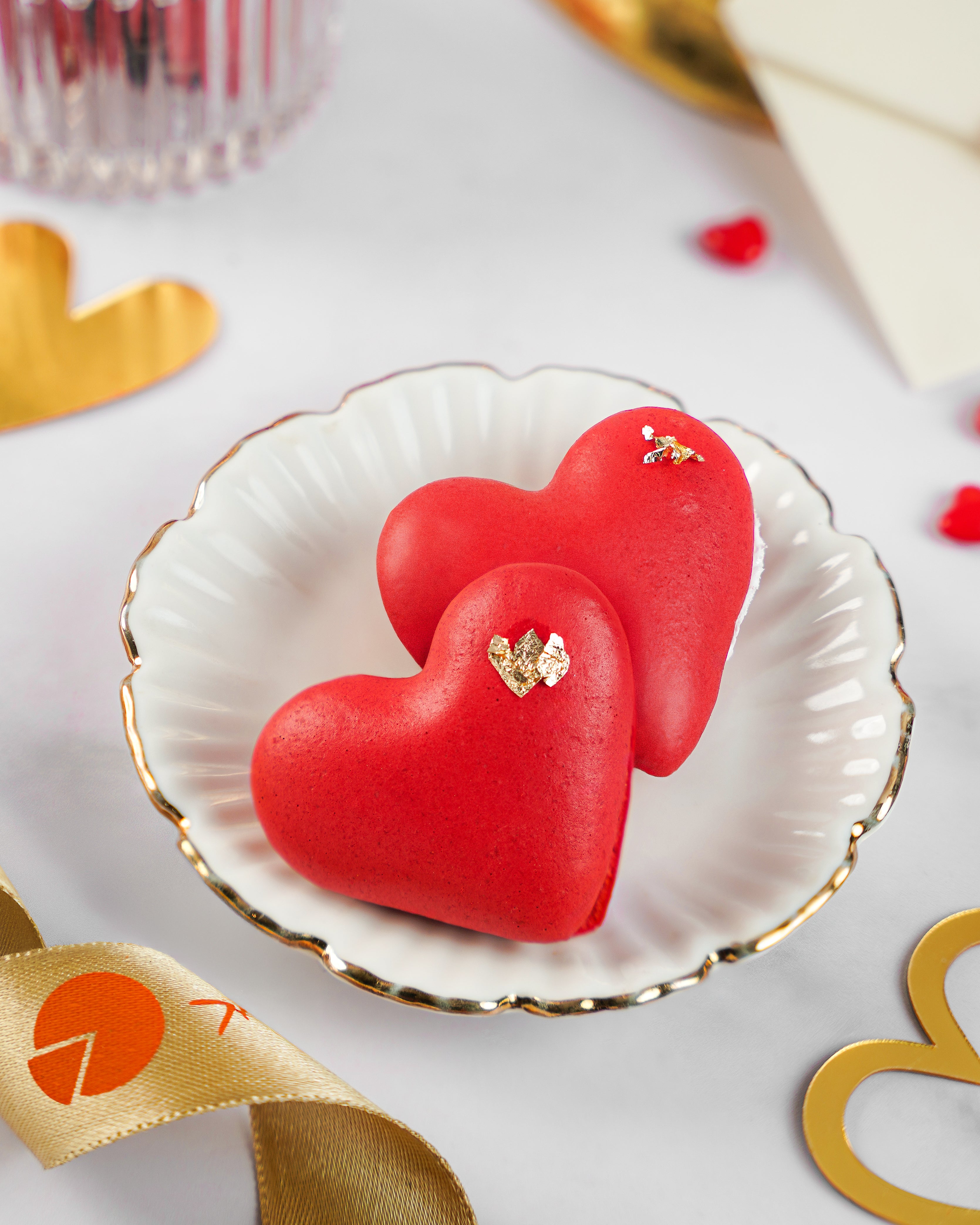 Heart Macarons