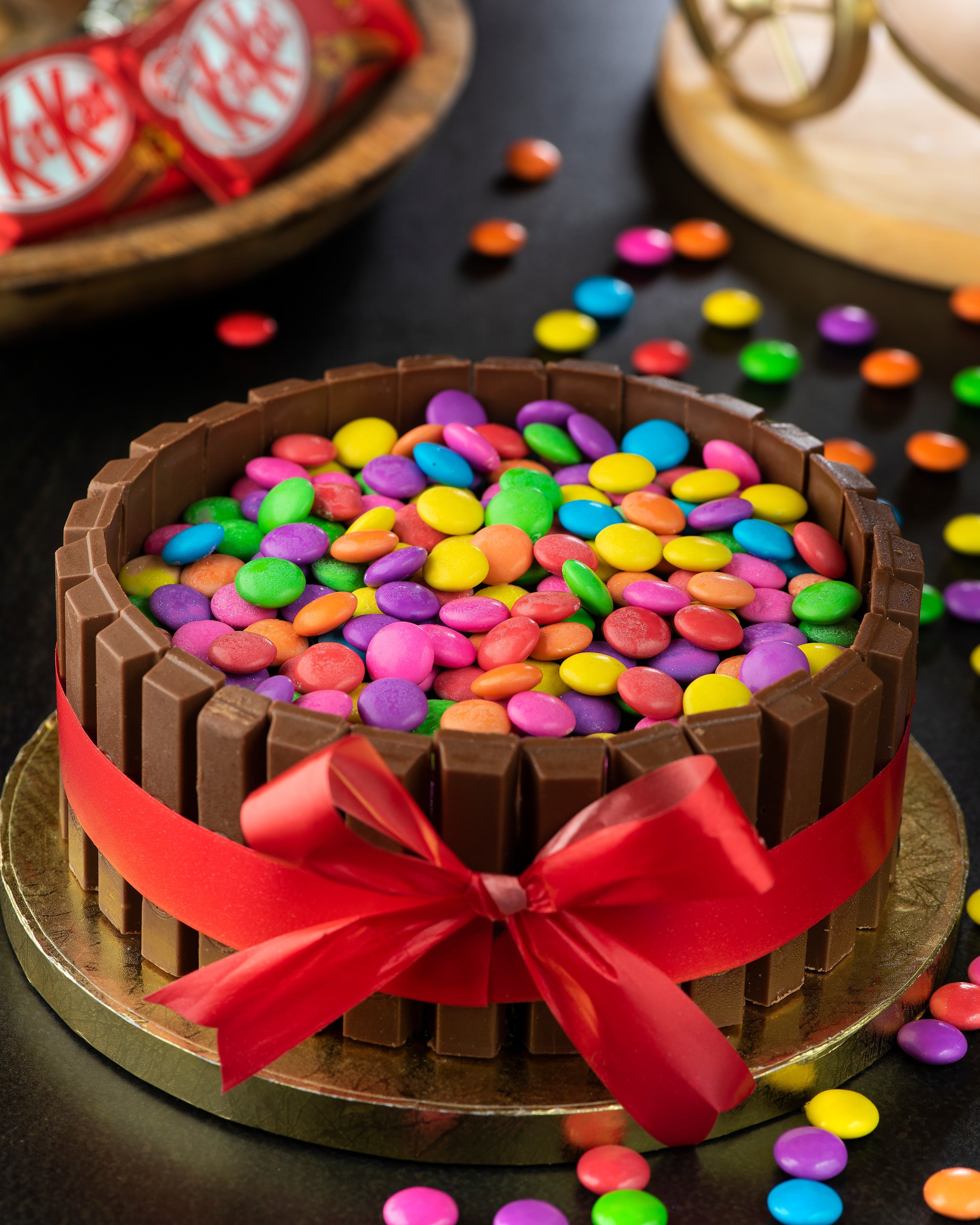 KitKat® & Gems® Cake