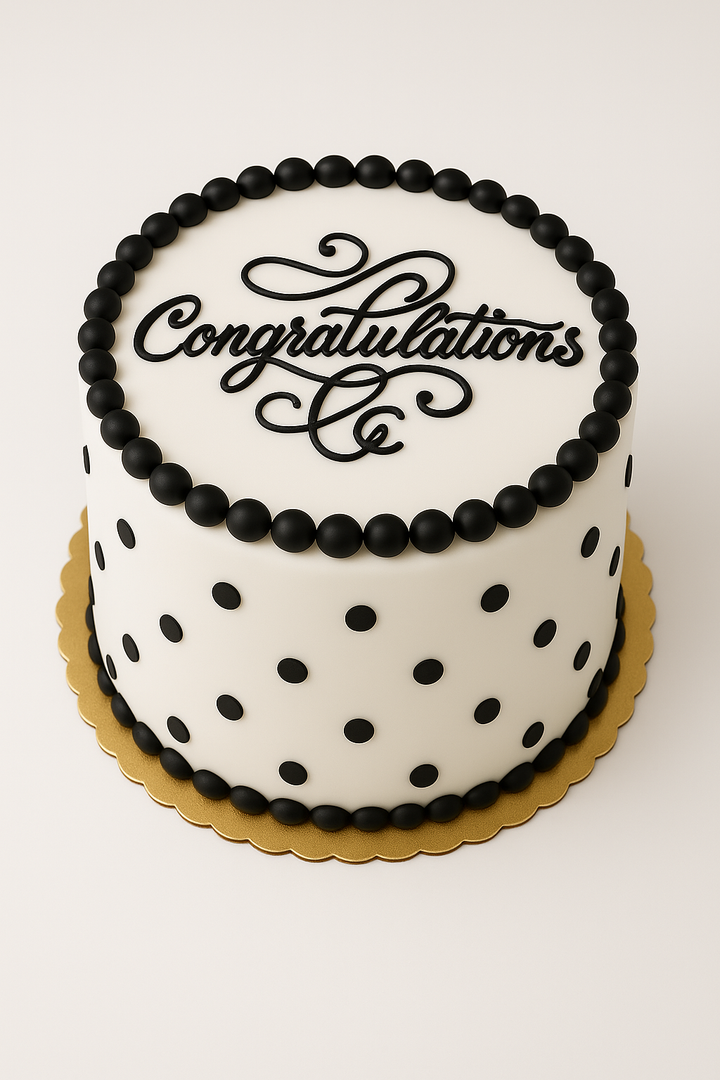 Stars Congratulations Cake
