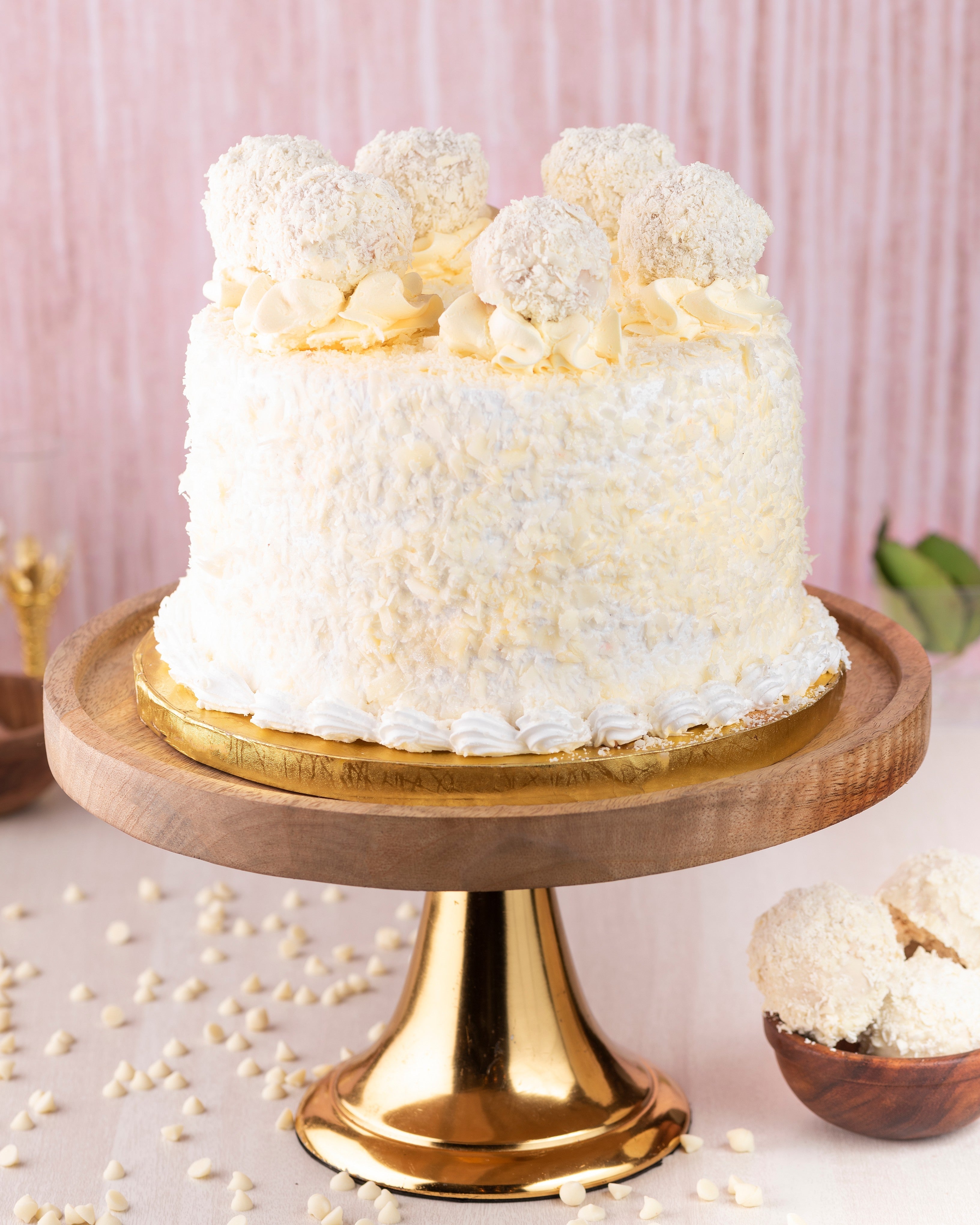 White Chocolate Coconut Cake